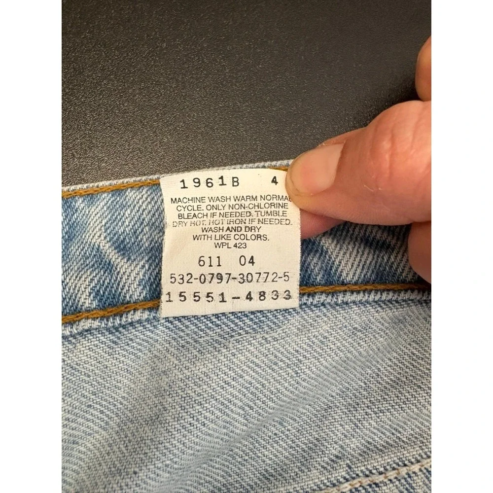 Levi's Jeans Women 10 Light 550 Relaxed‎ Fit Tapered Leg High Rise Vintage USA